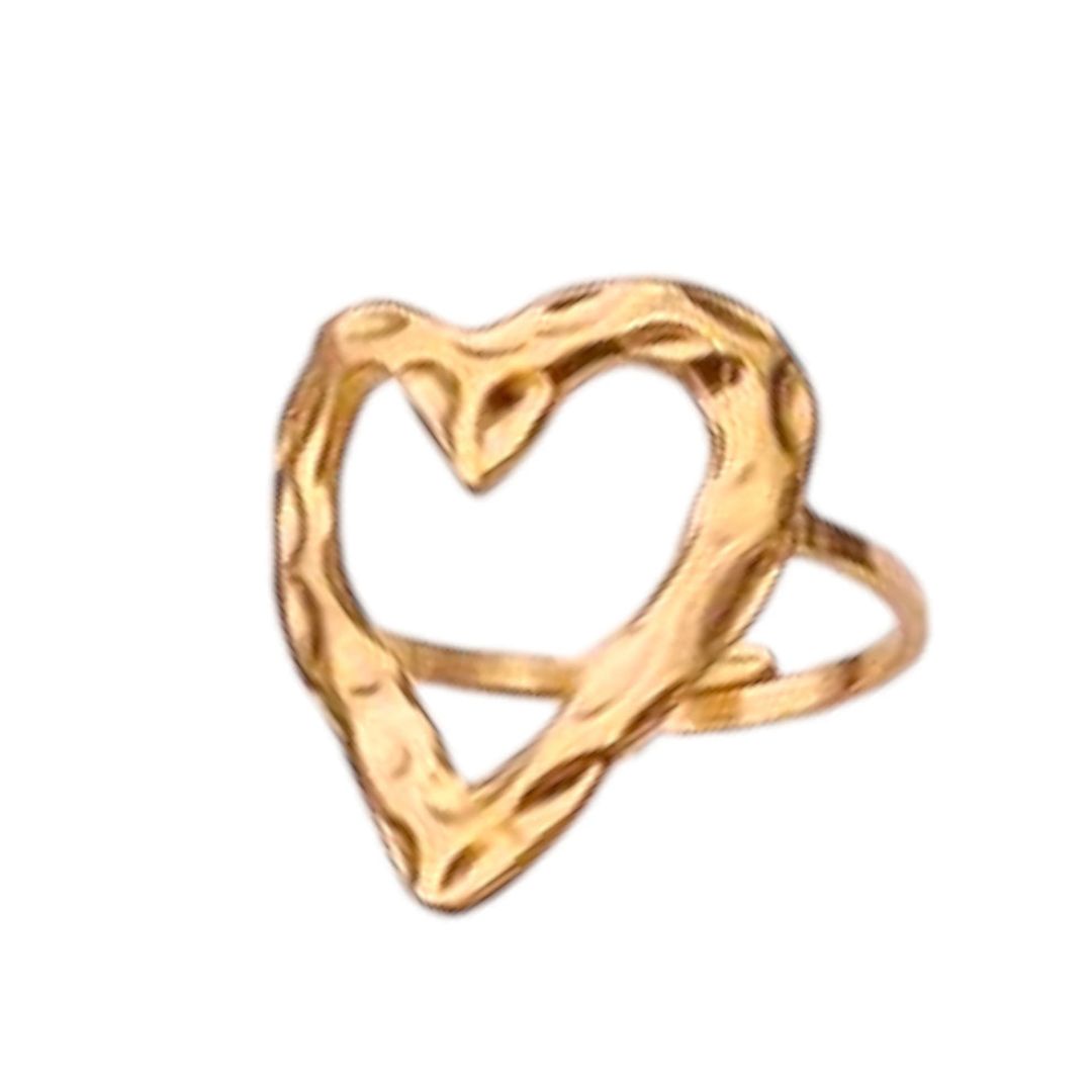 Ripple Heart Ring