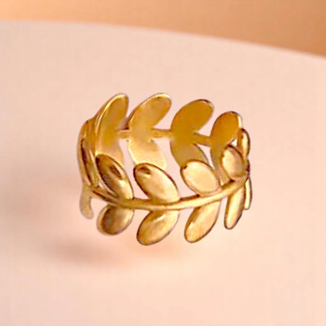 Golden Fern Ring