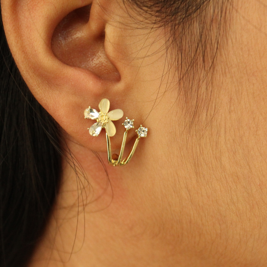 Trendy Daisy Stud Earrings (ER107)