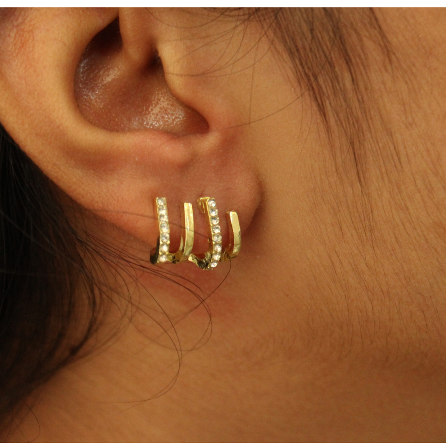 Izla Statement Stud Earrings (ER117)