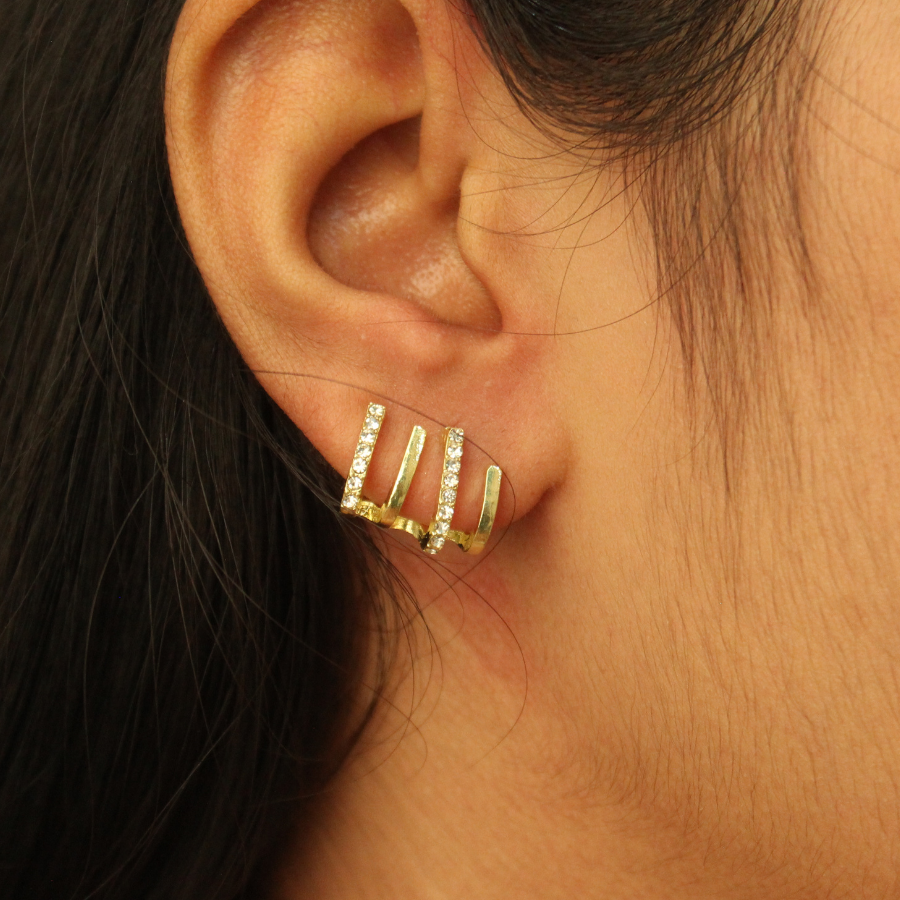 Izla Statement Stud Earrings (ER117)