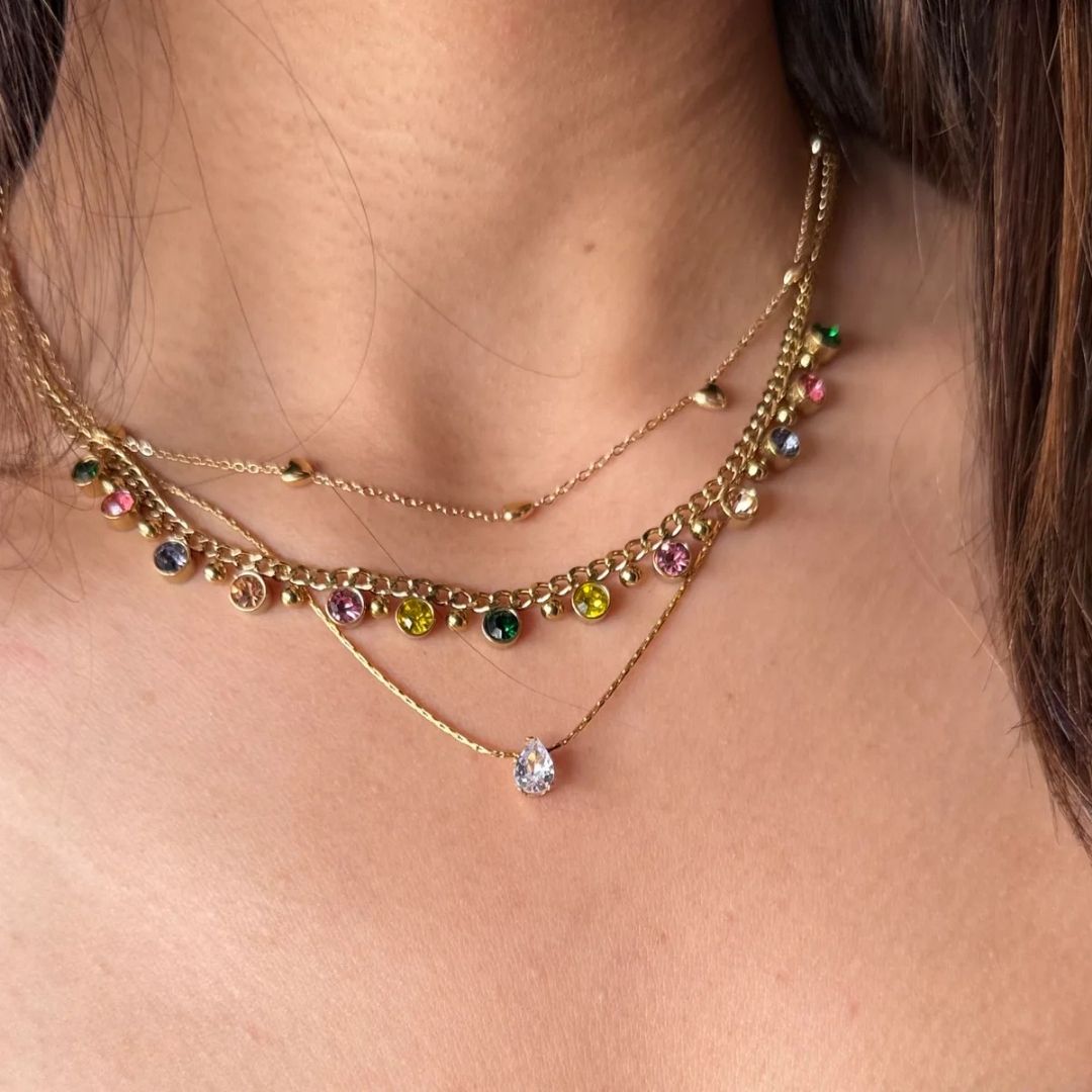 Waterdrop Solitaire Necklace
