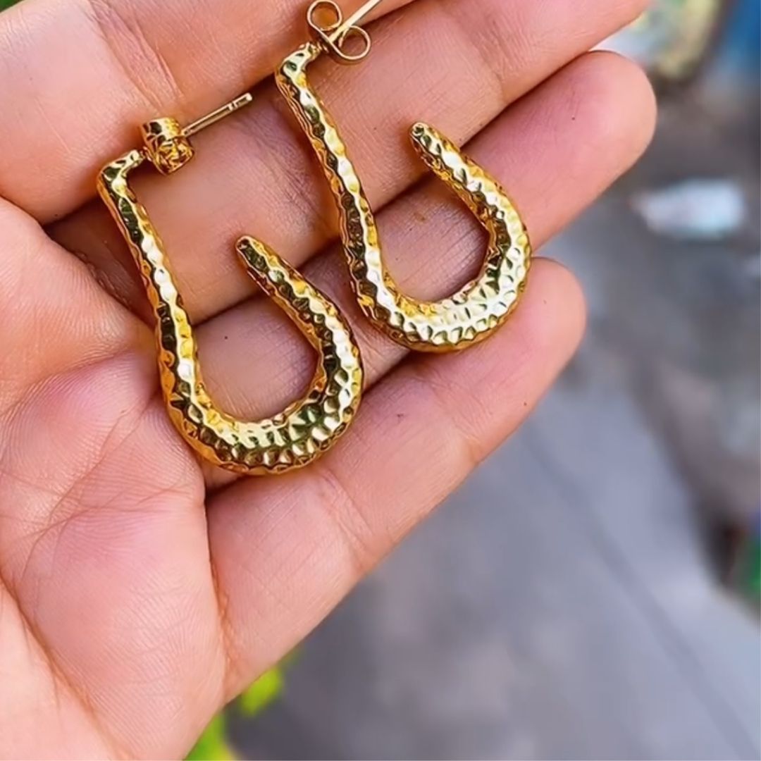 Jay Anti-Tarnish Huggies Earrings (ER159)