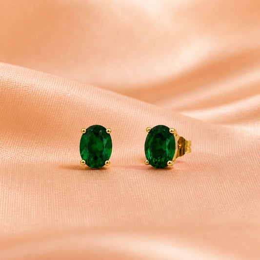 Lunelle Emerald Earrings