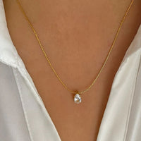 Waterdrop Solitaire Necklace