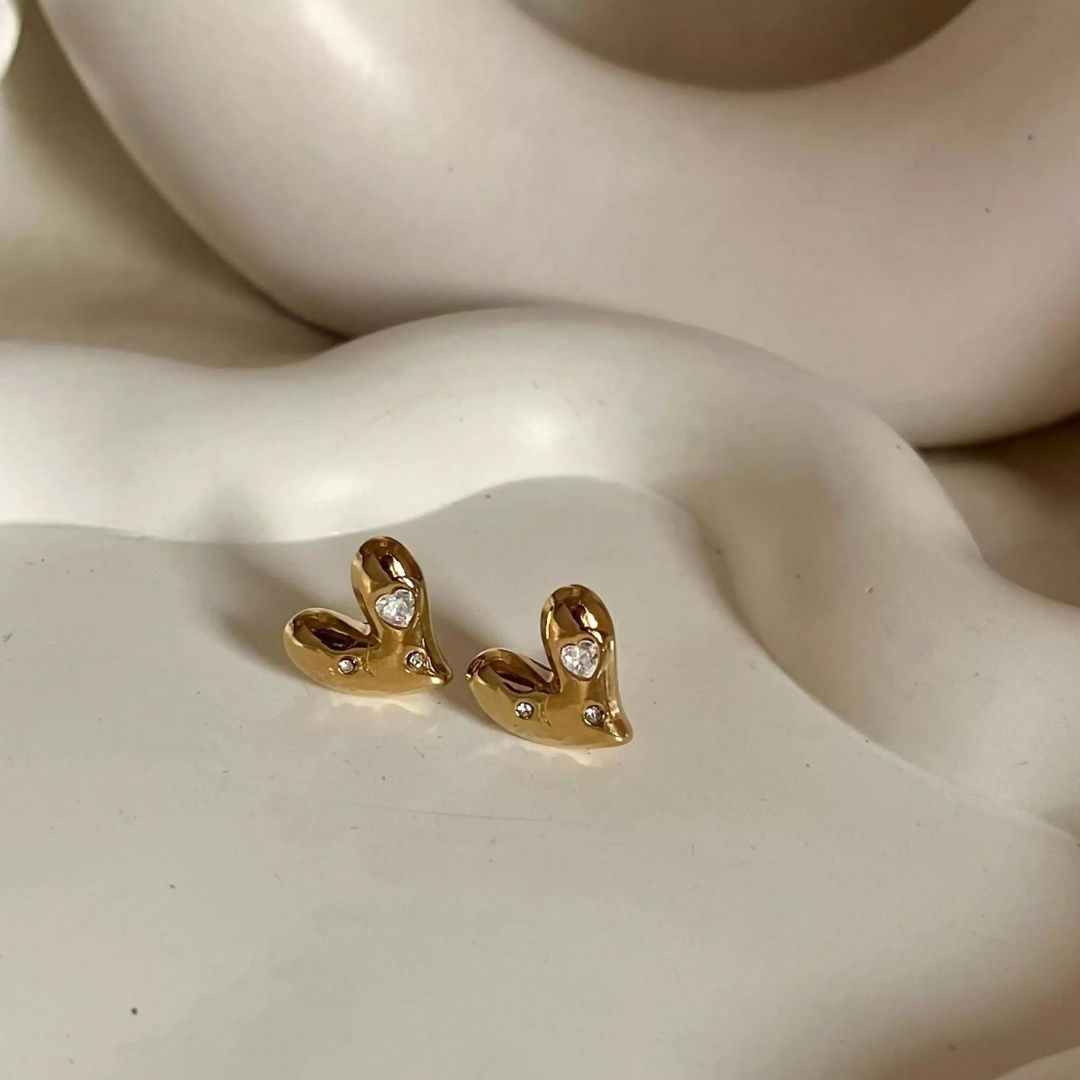 Tiny Little Hearts Earrings (ER134)
