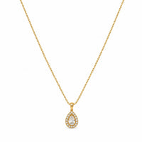 Dewdrop Halo Necklace