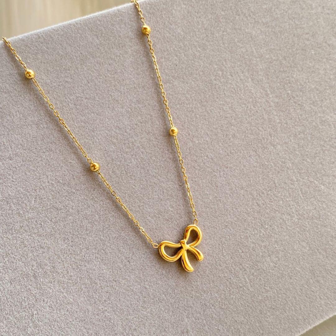 Cherie Bow Necklace
