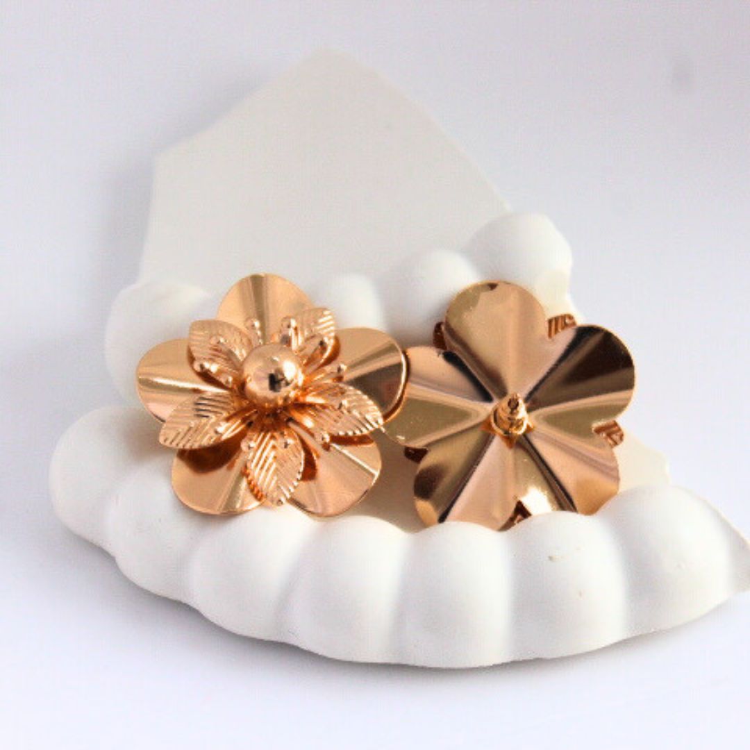 Rhein Flower Statement Earrings (ER157)