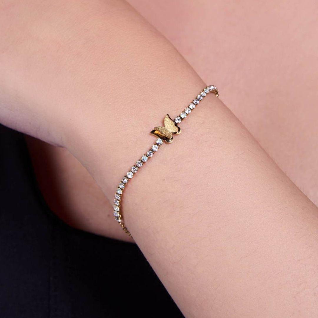 Butterfly Tennis Bracelet