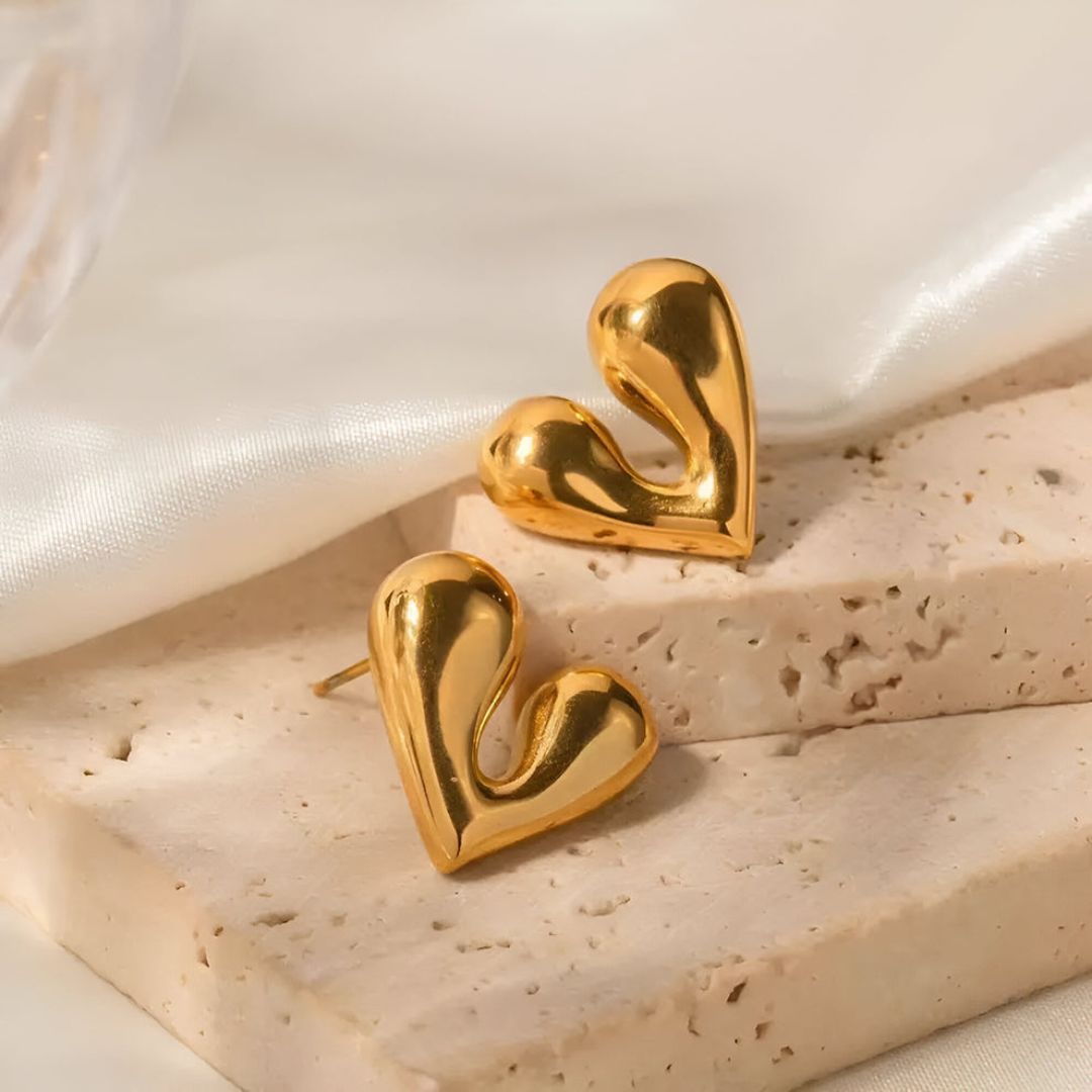 Keeya Golden Heartbeat Earrings
