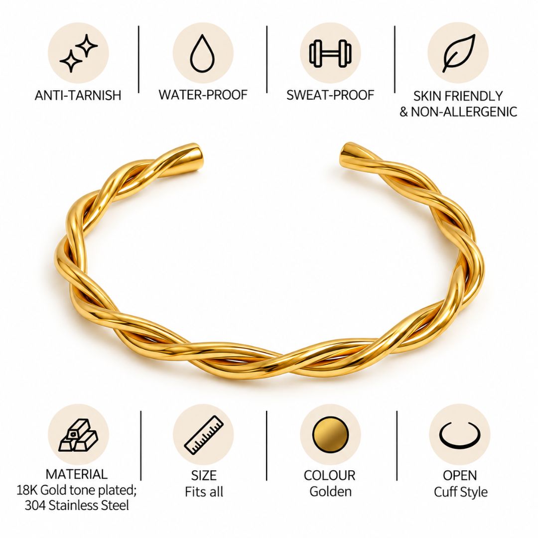 Twisted Cuff Bracelet