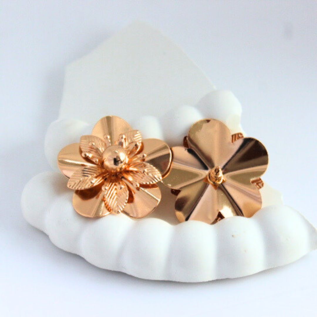 Rhein Flower Statement Earrings (ER157)