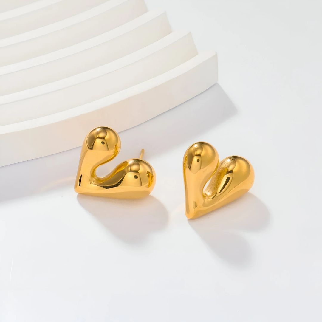 Keeya Golden Heartbeat Earrings