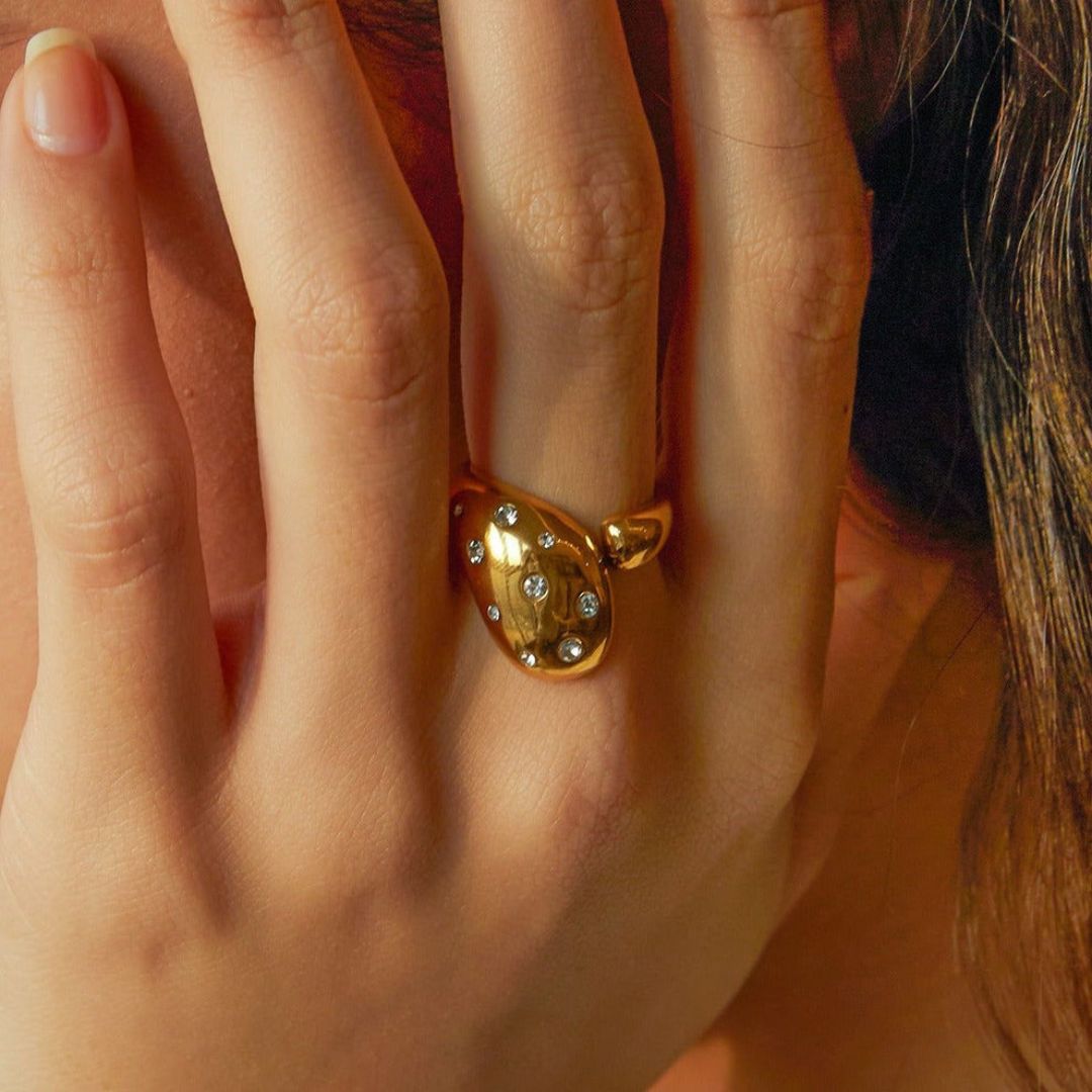 Celestial Drop Ring