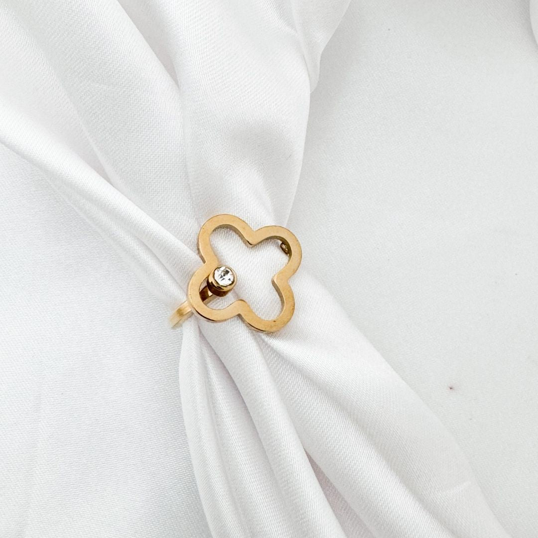 Bare Clover Ring