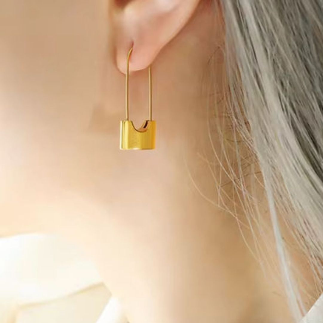 Lock & Luxe Earrings
