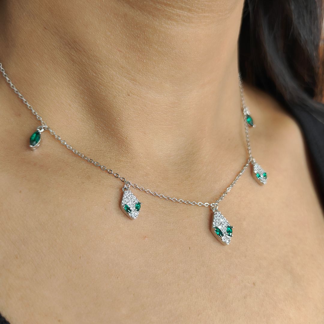 Serpent Charms Necklace Set