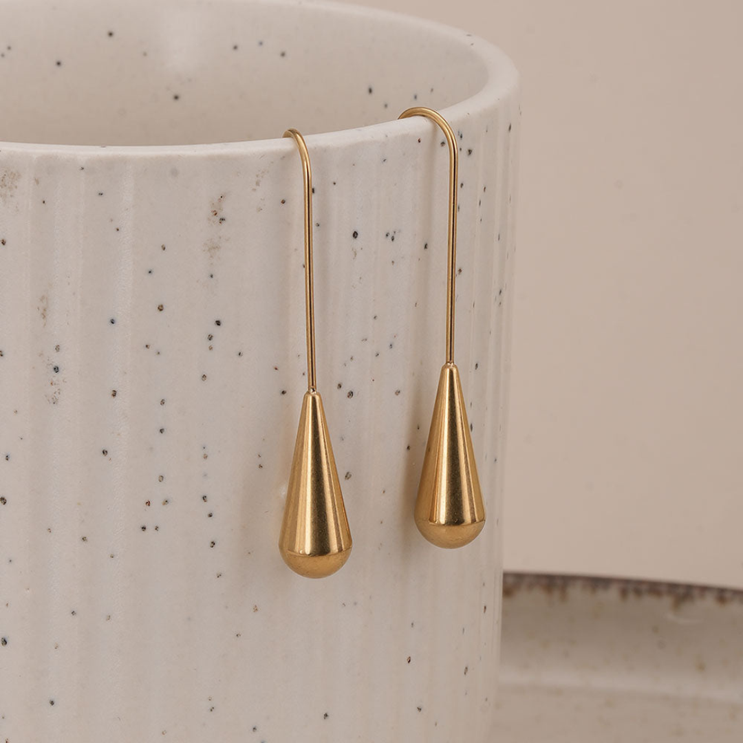 Lily Gold Drop Earrings