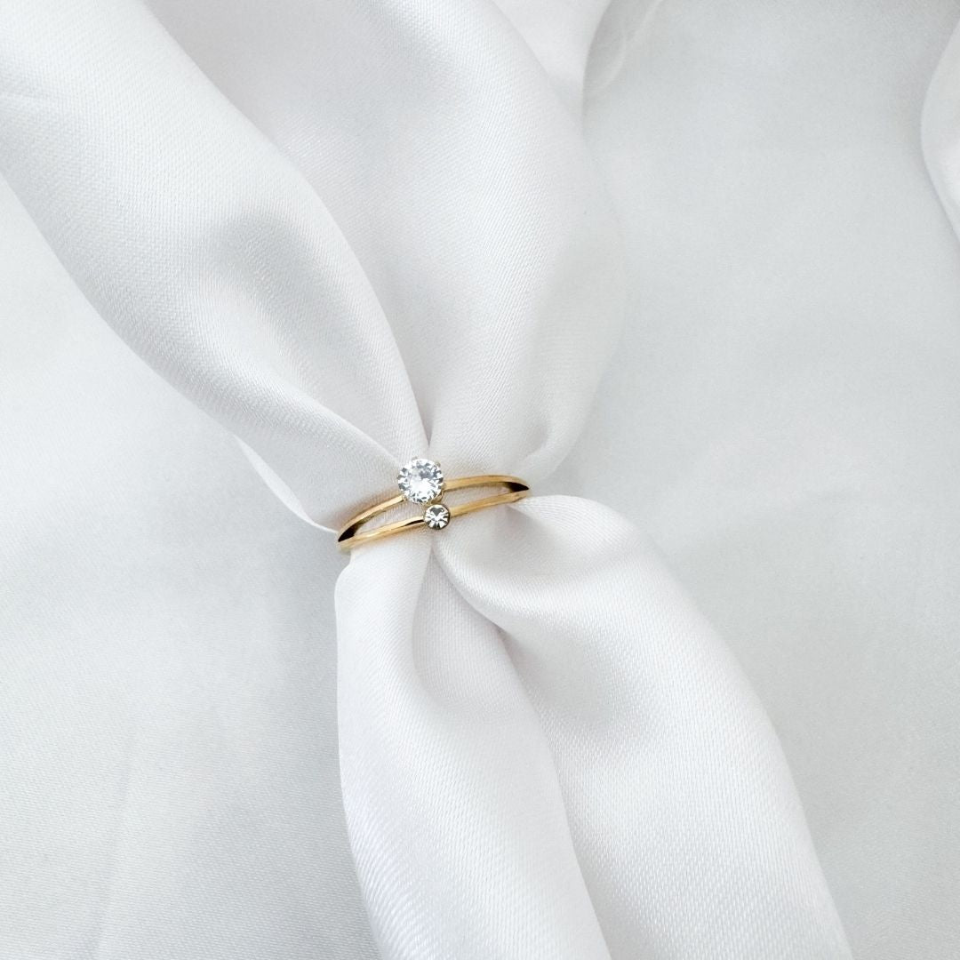 Double Solitaire Ring