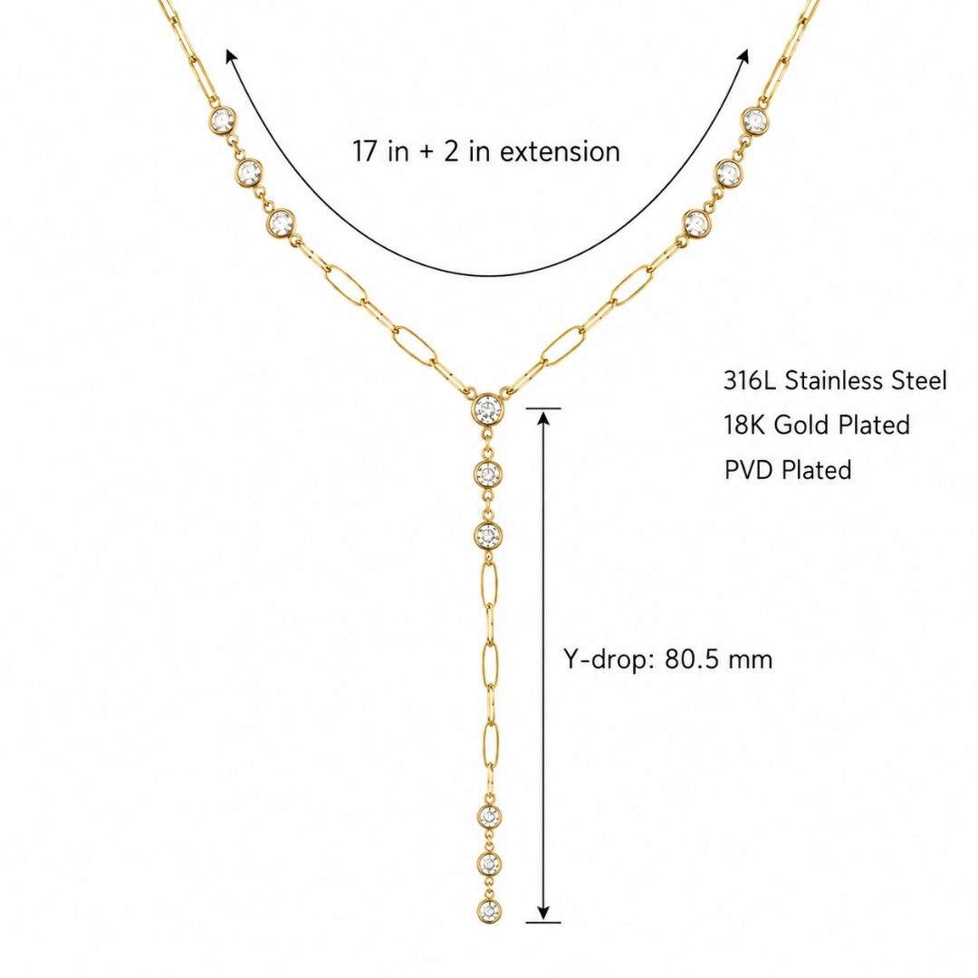 Maisha Lariat Necklace