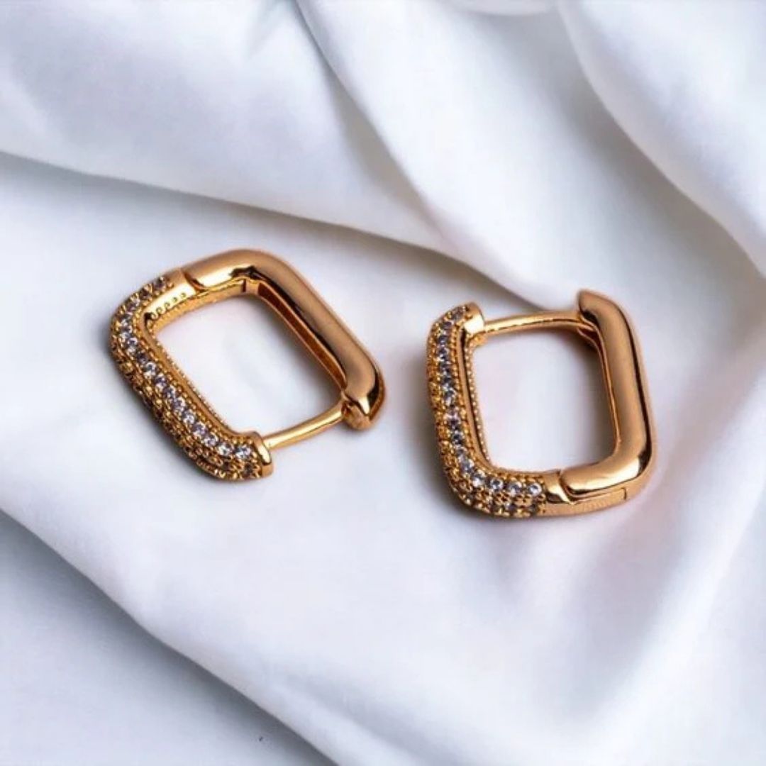 Urban Gleam Hoops Earrings