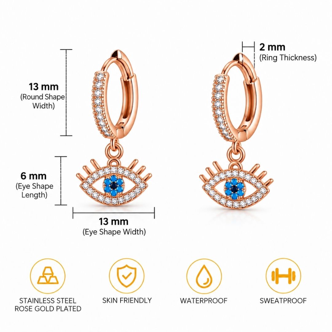 Evil Eye Earrings