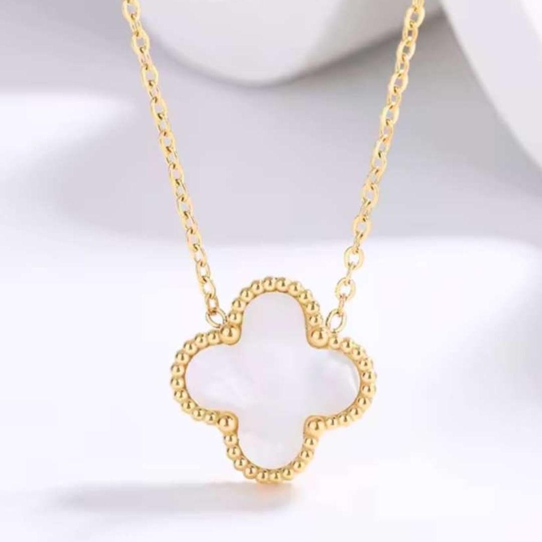 White Clover Necklace