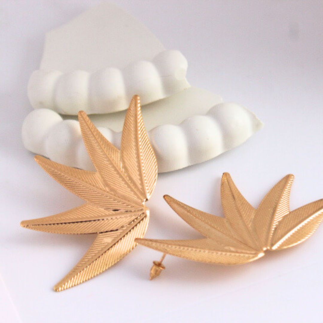 Fallen Leaves Statement Earrings (ER158)