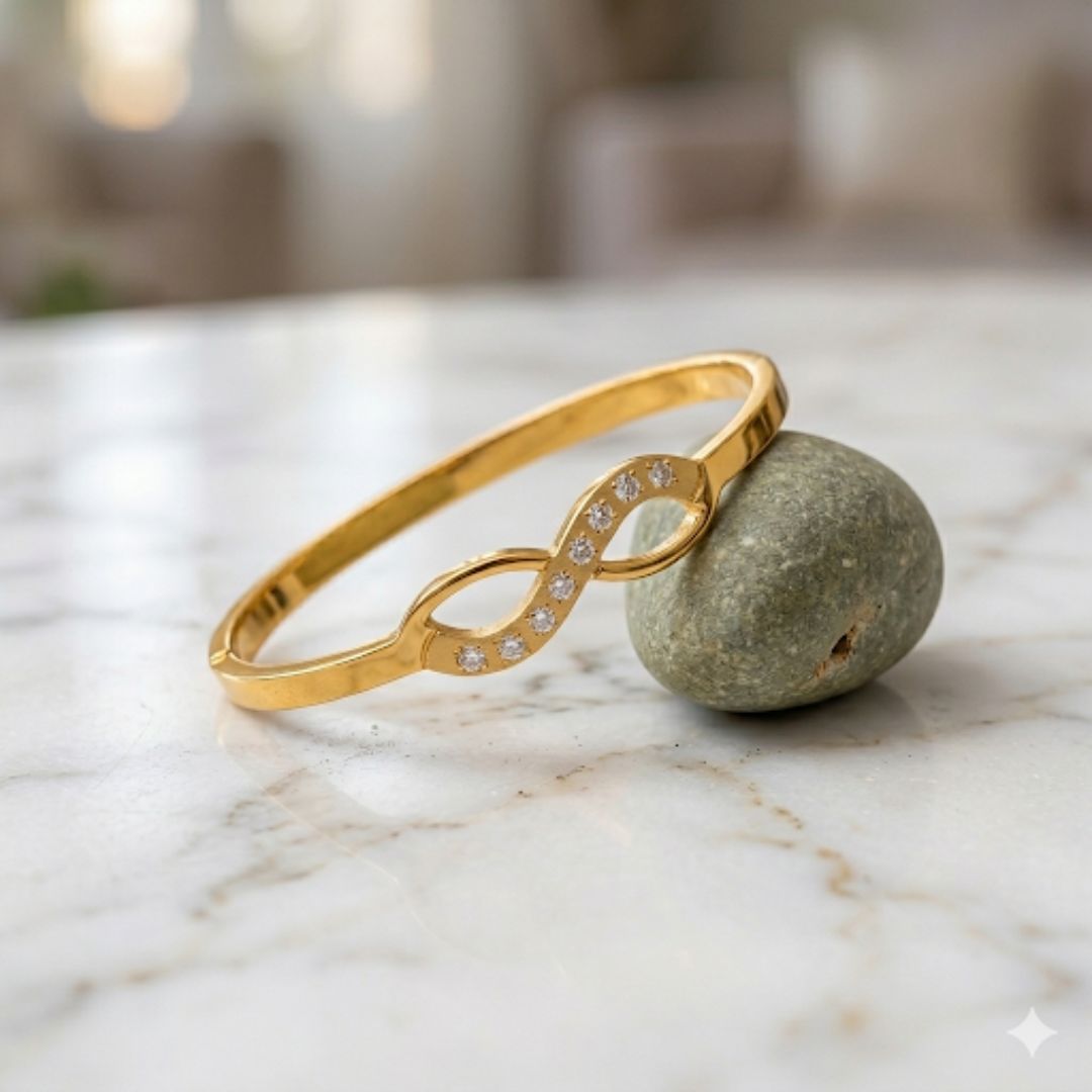 Studded Infinity Bracelet