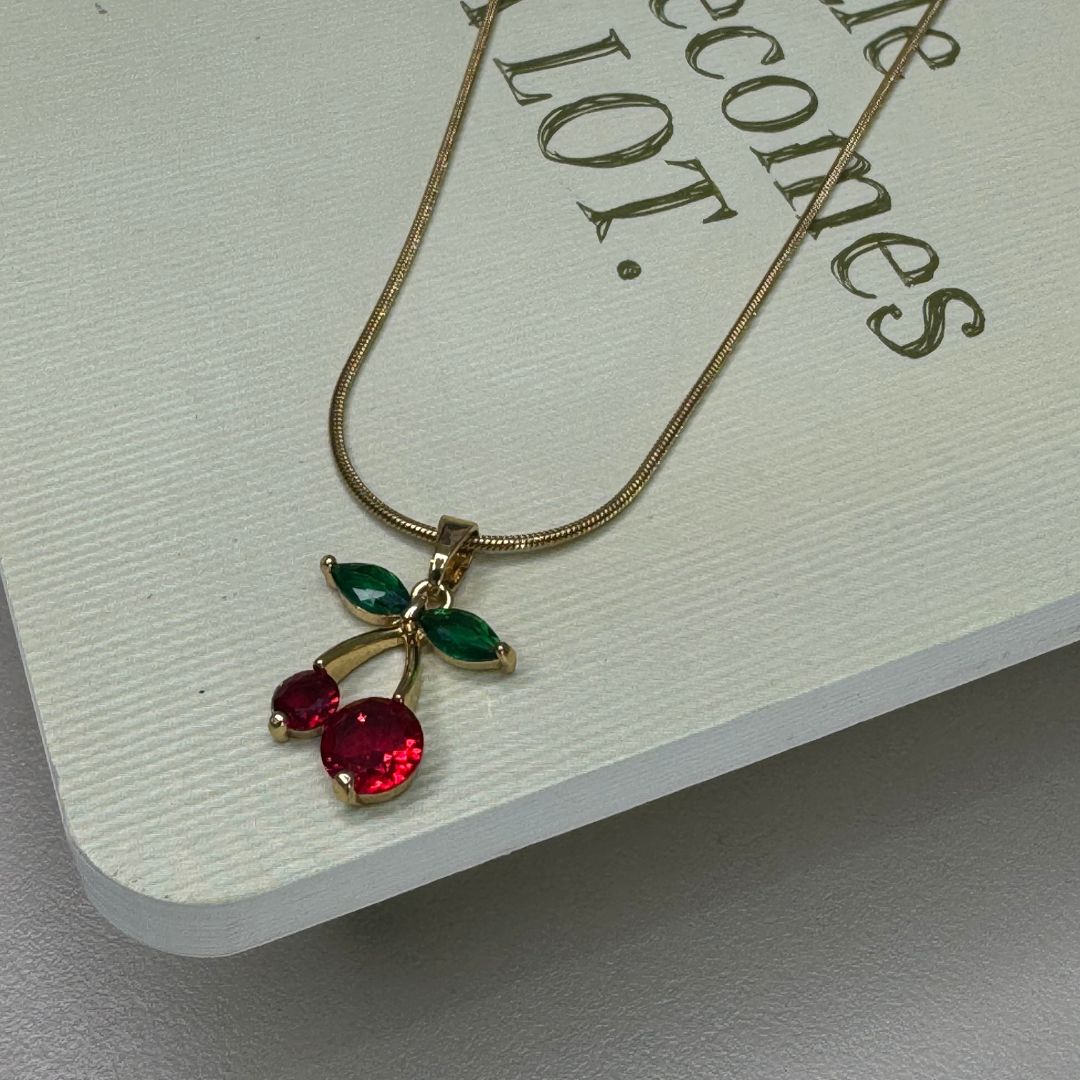 Red Cherry Necklace