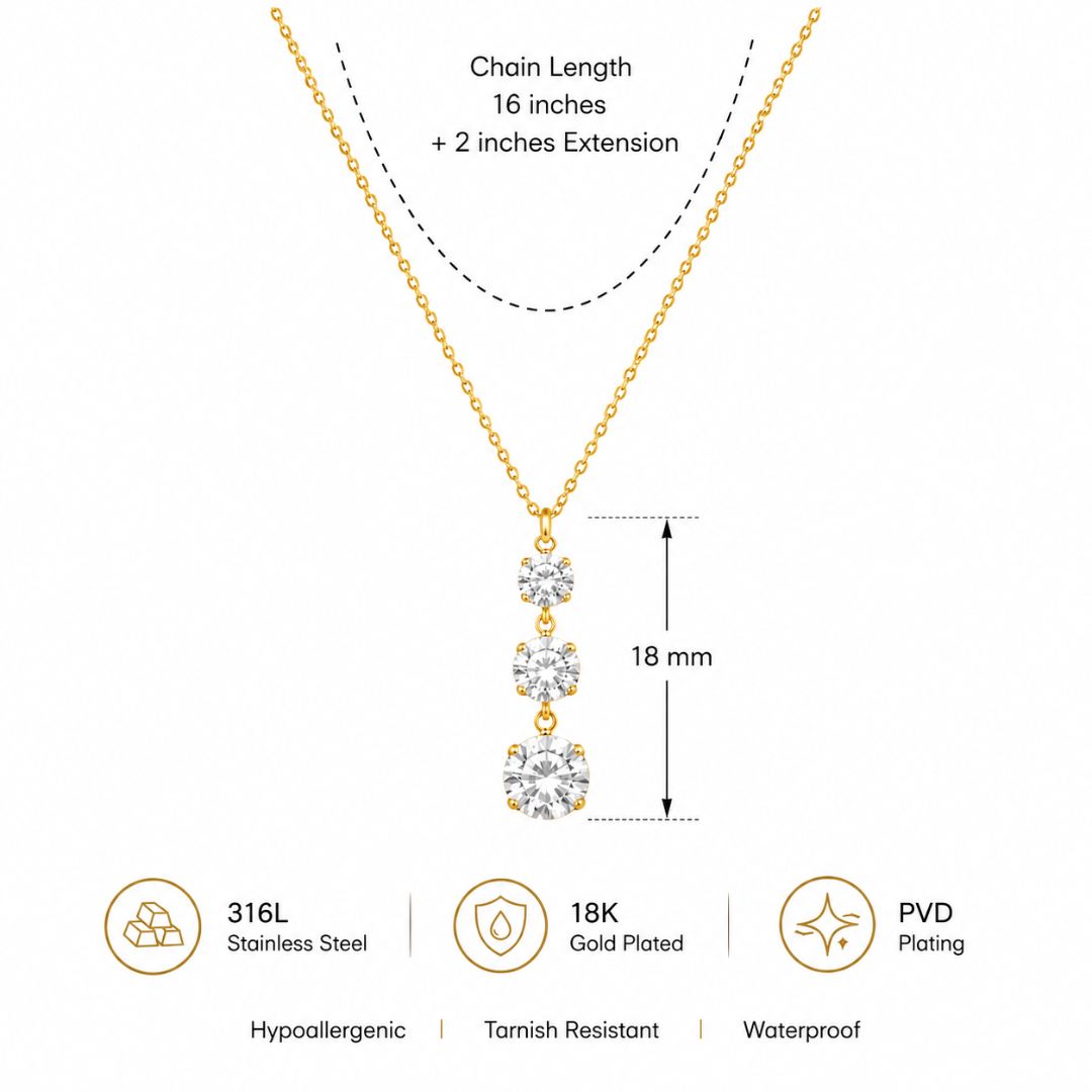 Sitara Cascade Necklace