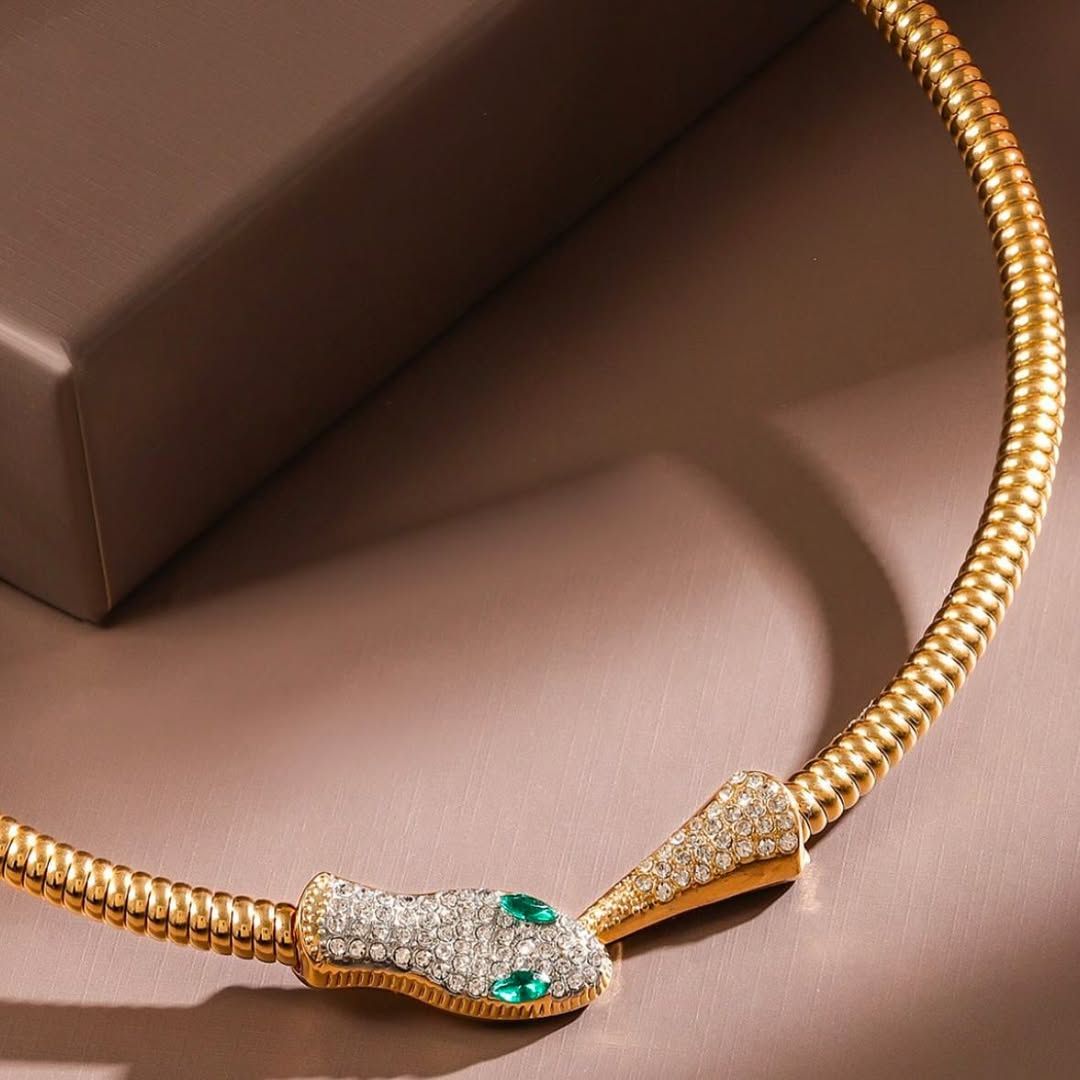 Serpent Statement Necklace