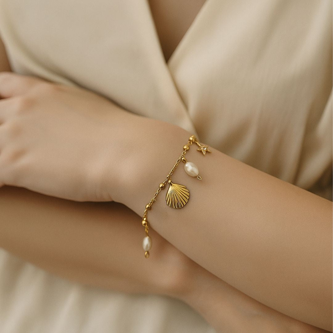 Sunset Shell Bracelet