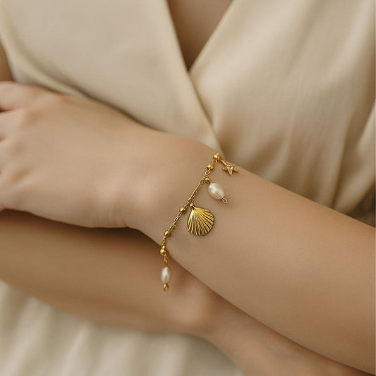 Sunset Shell Bracelet
