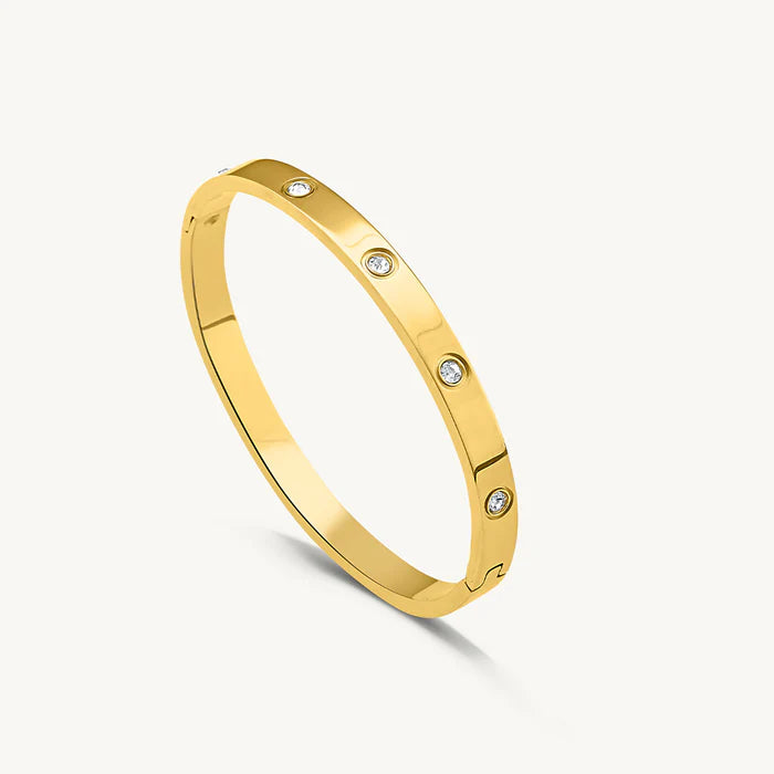 Jaha Golden Crystal Bracelets