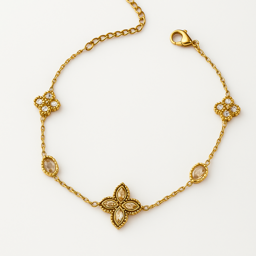 Lustre Clover Bracelet