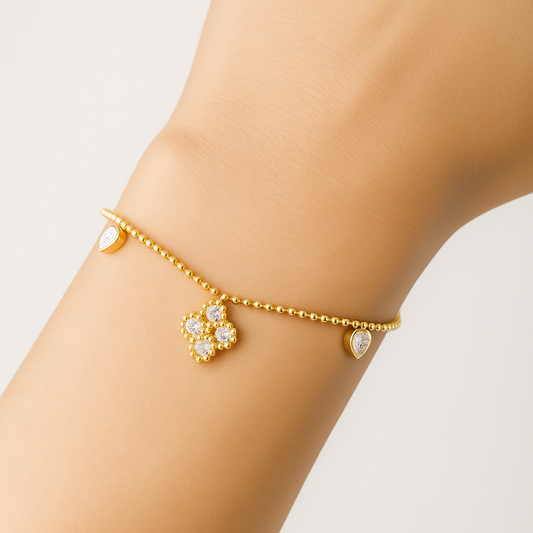 Dewdrop Bloom Bracelet