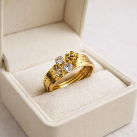 Rose Stack Ring