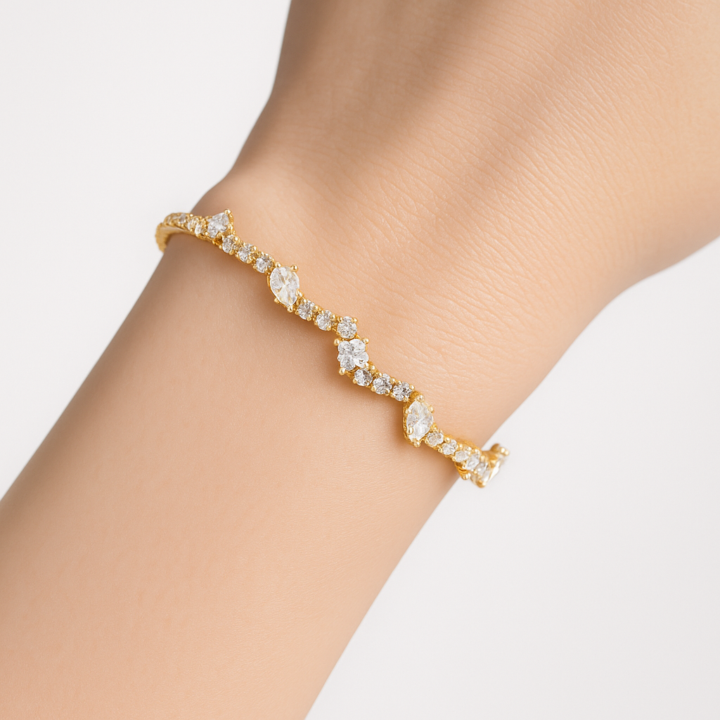 Clovia Tennis Bracelet