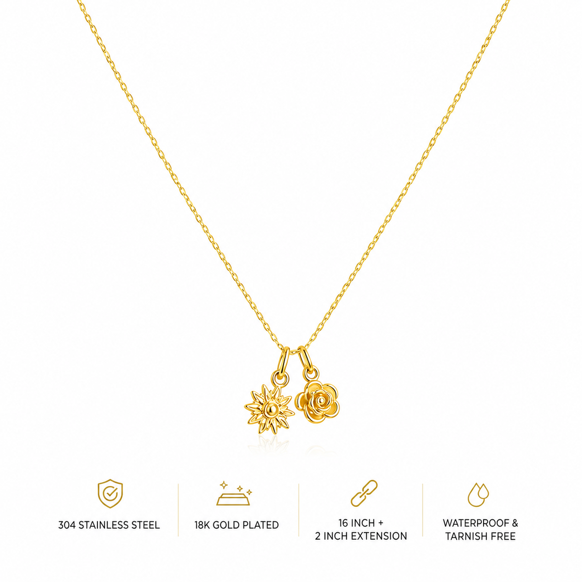 Bloom & Sol Pendant Necklace