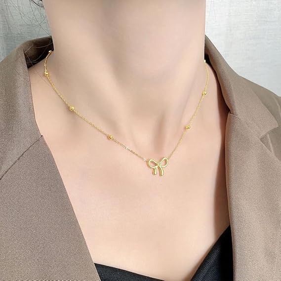 Cherie Bow Necklace
