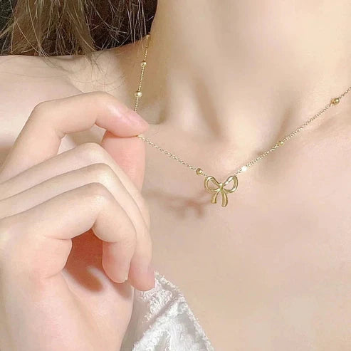 Cherie Bow Necklace