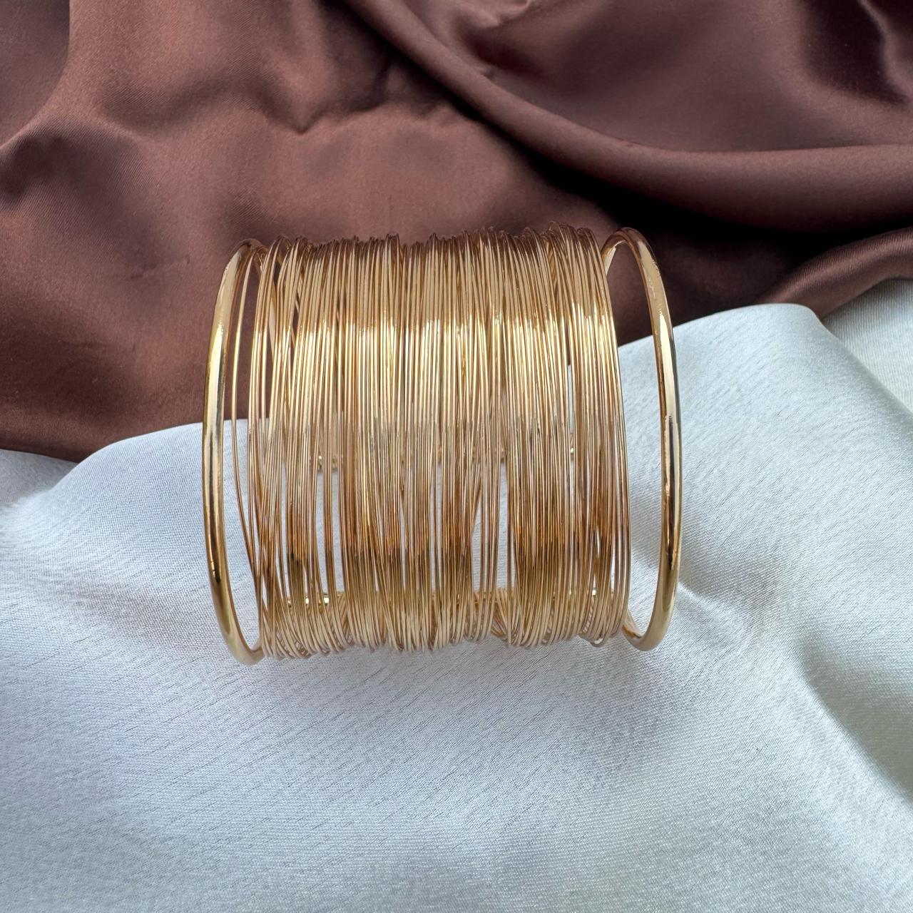 Gold Statement Cuff Bracelet