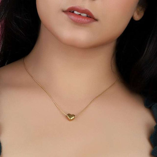 Dainty Gold Heart Necklace