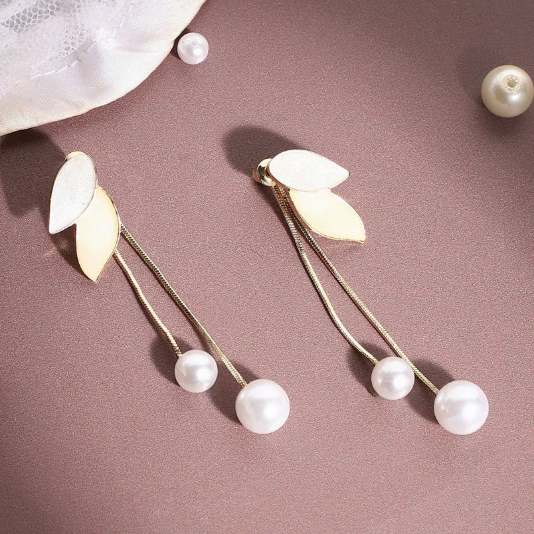 Two in 1 Pearl Dangler Earrings (ER166)