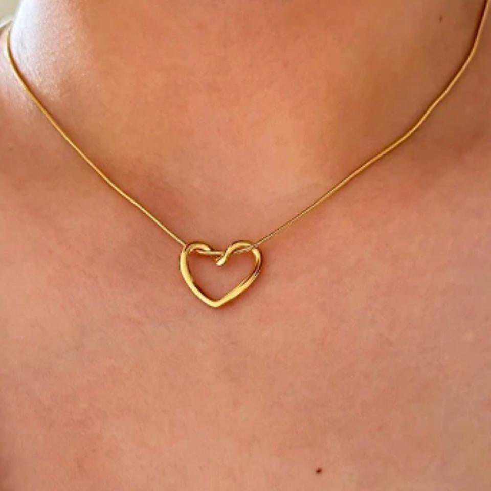 Open Heart Necklace