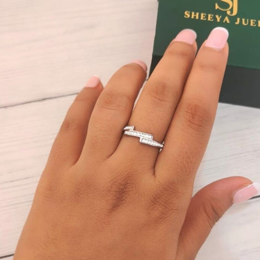 Silver Steps Ring