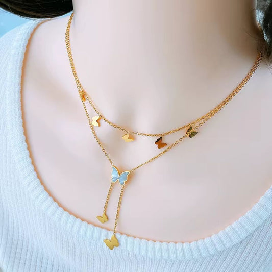 Butterfly Trace Necklace