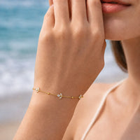 Golden Tulip Station Bracelet